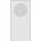 Ekena Millwork Standard Foster Bullseye Plinth Block With Rounded Edge, 4"W x 8"H x 3/4"P PBP040X080X075FOS04 - alternate 4